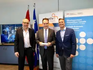 Canada Economic Development for Quebec Regions (CED) at Adaptiv Networks Headquarters in Gatineau, QC