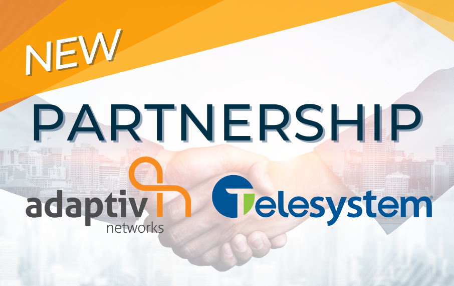 Telesystem SD-WAN partnership with Adaptiv